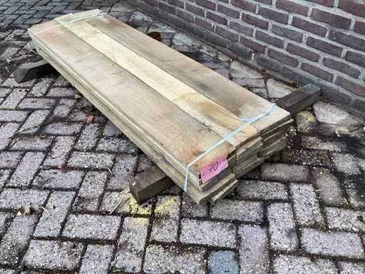 American oak - KD Oven dried 1680x490x150 mm - bowl part (18x)