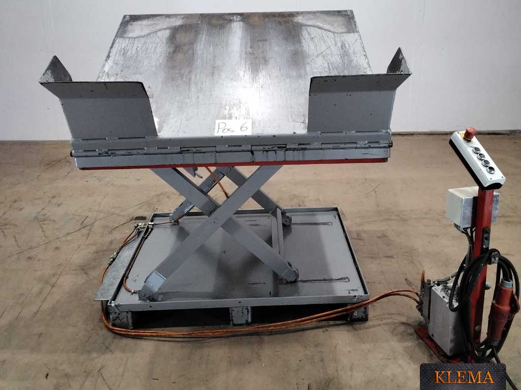 Flexlift Flounder - FCE1500 - tavola elevatrice idraulica / piattaforma elevatrice a forbice con funzione di inclinazione - 2002