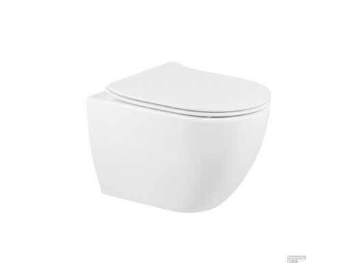 Sanindusa – Sanibold – Wandtoilettenrandloser mit Sitz.