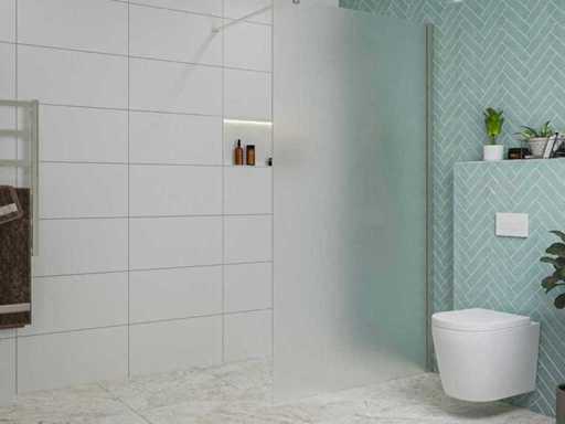 Inloopdouche mat glas 110x200cm