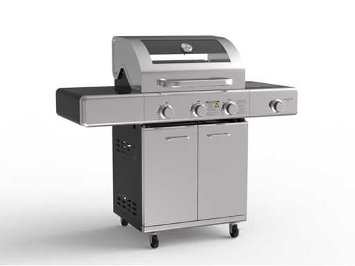 Grill gazowy - Vonato - Stalowy Sydney Grill Expert 3 - 0 - 3 palniki