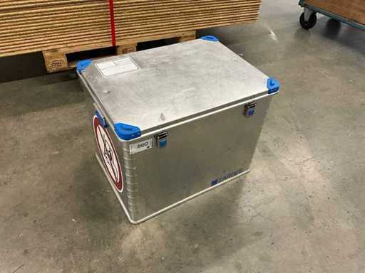 Caja de transporte de aluminio Zarges 40706 original 780 x 580 x 60