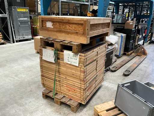 23 piezas Oktanorm para el suelo de 100x100cm, pies, accesorios en caja