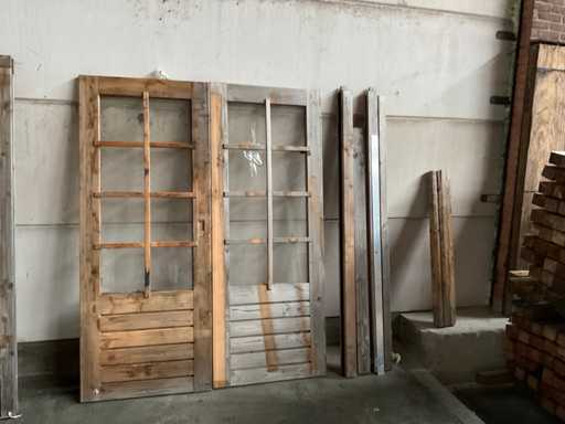 Douglas double garden door in frame glazed 192x155 cm