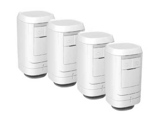 Honeywell Home Evohome HR91 Bouton de radiateur (4x)