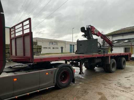 Floor met kraan - lift kennis type 11000 R 78-2 FLO-12-201 Oplegger