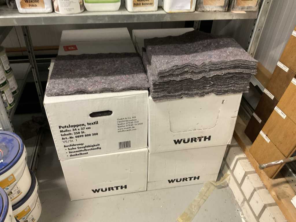 Wurth Cleaning Rags 34x37 cm (8x)