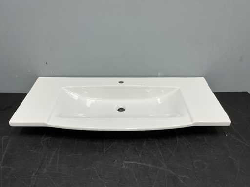 Primabad – MEG 11 PRO 8938SF – Porzellan-Waschbecken 120 x 48 cm