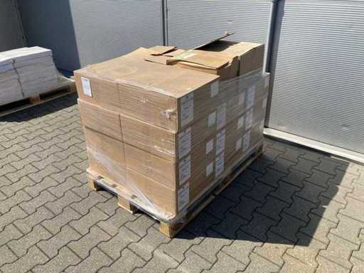 Pallet met labels