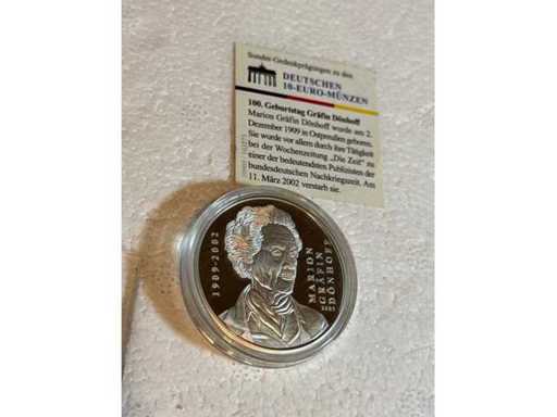 Special commemorative coin for the German 10 Euro coins • Franz Kafka