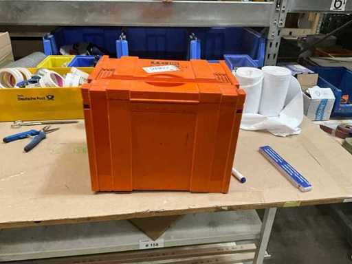 Scatola del modulo Systra a un pezzo arancione alta 32 cm