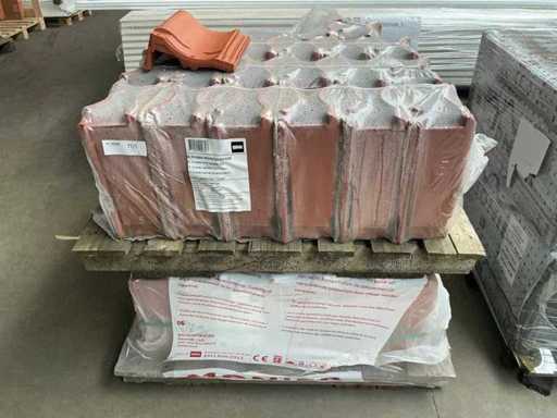 BMI Variable natural red Facade tile right (88x)