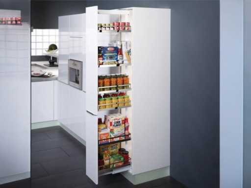 Kesseböhmer Dispensa Apothecary Cabinet rack for cabinet 160-200cm silver; without baskets