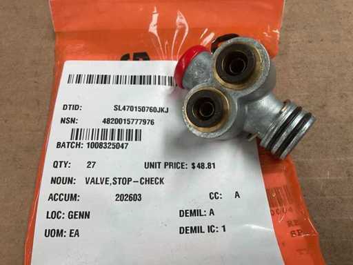 Stop-check valve (27x)