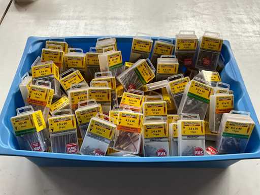 Rotadrill Varie viti in acciaio inox, ottone e zincato (100x)