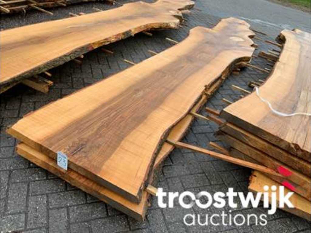 Wood stocks, woodworking machines and table tops
