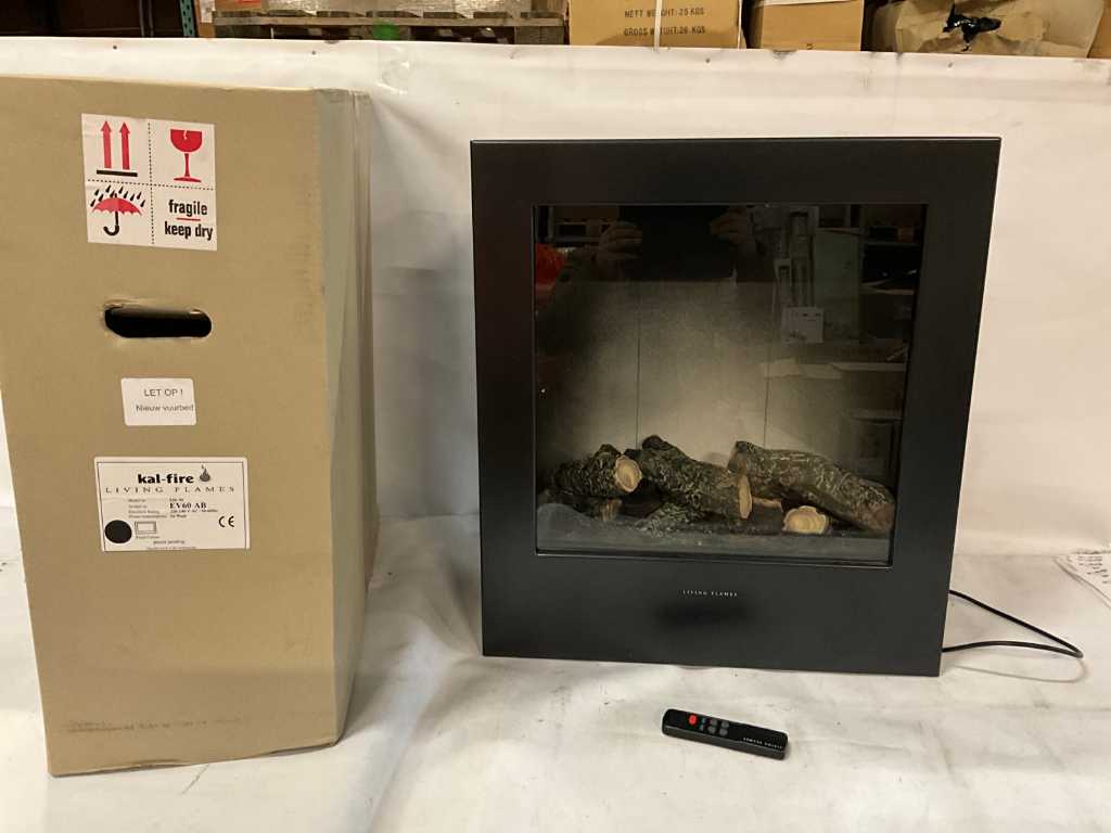 Kalfire E60 01 Kominek elektryczny do zabudowy 60x69x23cm
