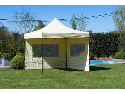 2x3m Party Tent - Sand - VOUWTENT.EU