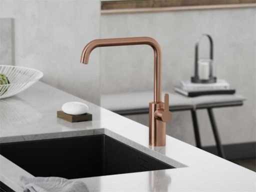 Damixa Silhouette Kitchen mixer robinet de cuivre brossé