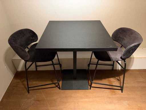 Vervoort - Table de restaurant à demi-hauteur (2x)