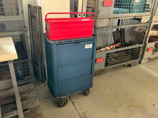 Werkzeugwagen mit Handwerkzeug
