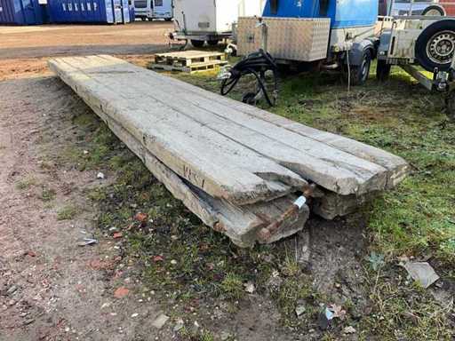 Wooden driving plate (2x)