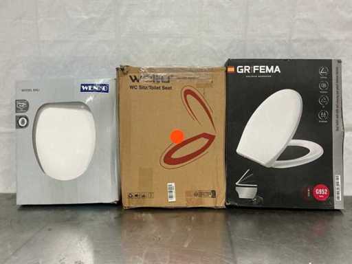 Diverse locuri de toaletă (de 3 ori)