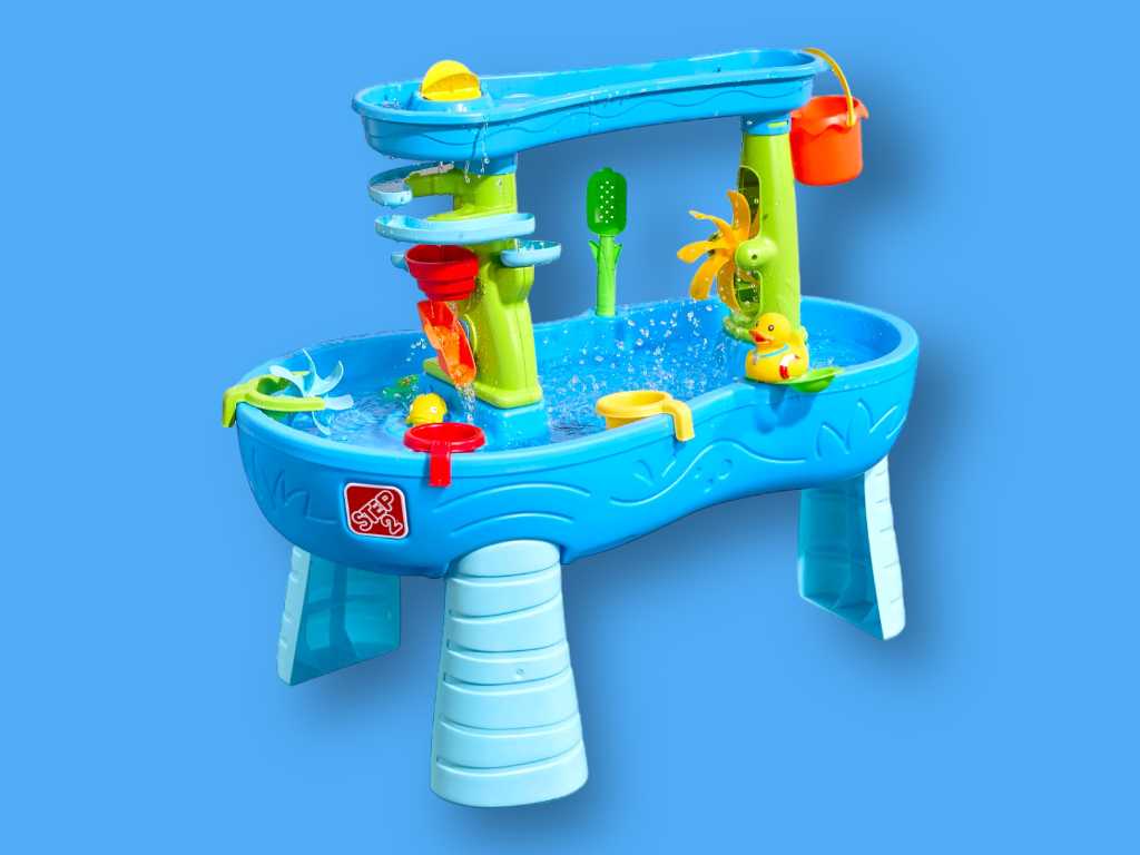 Step 2 - Double Showers Splash Water Table