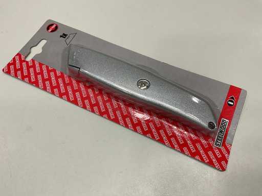 24x Aluminium-Hobbymesser; erweiterbar; Messer enthalten