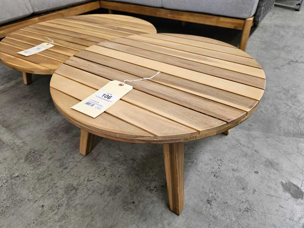 Tavolino da giardino Prestige Danao Dia 60cm - Acacia