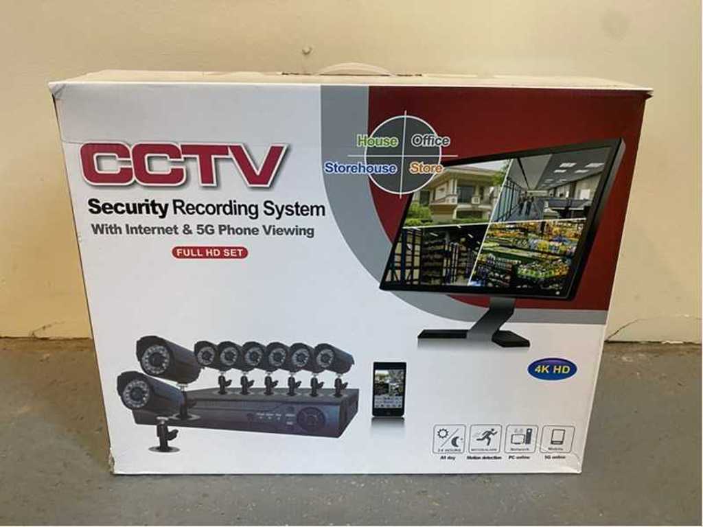 Sistema di telecamere di sicurezza CCTV Aprica 8 telecamere