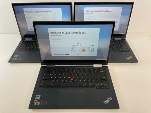 Lenovo ThinkPad C13 Yoga Gen 1 13.3", AMD Ryzen 5, 8 GB RAM, 128 GB SSD ChromeBooks (3x)