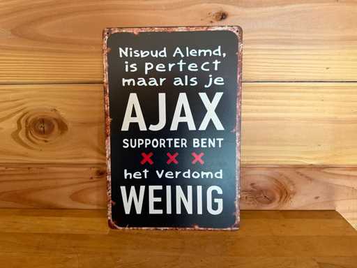 Werbeschild 20x30 cm