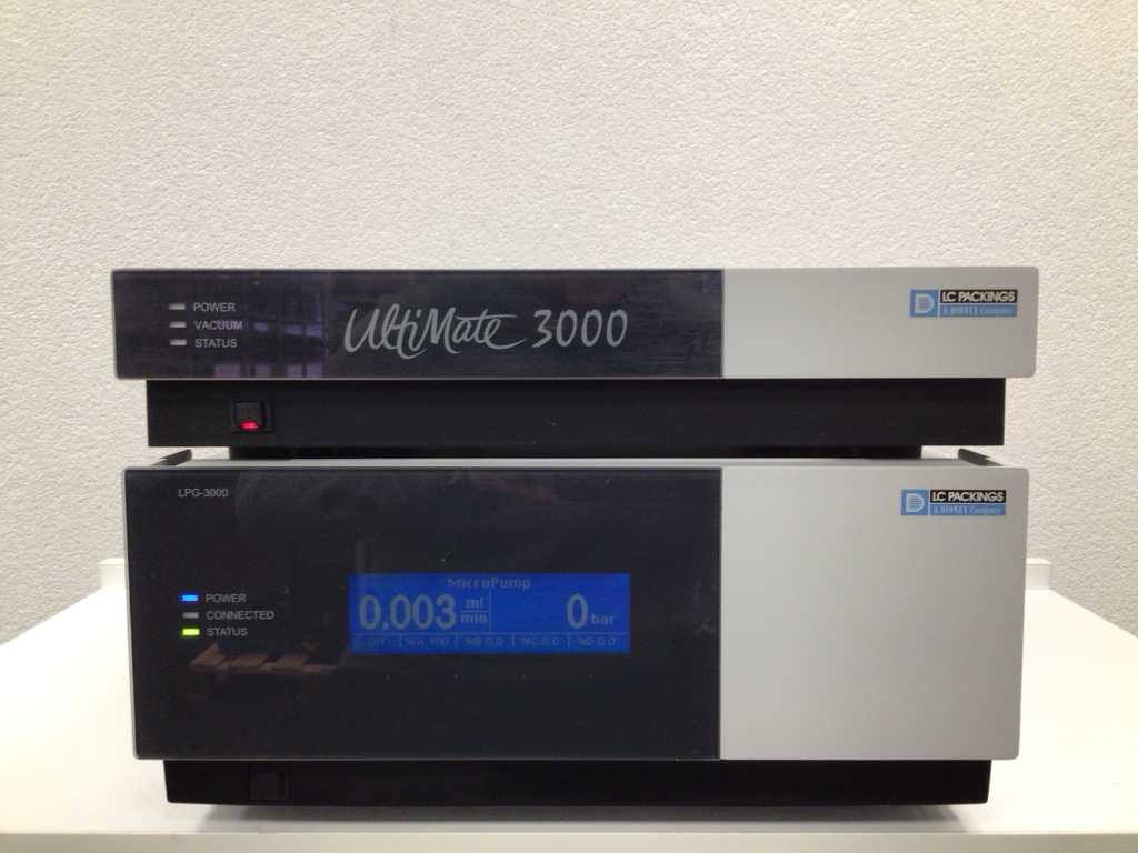 Dionex Ultimate 3000 HLPC Systeem Chromatografie