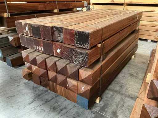 Hardhouten paal Okan (35x)
