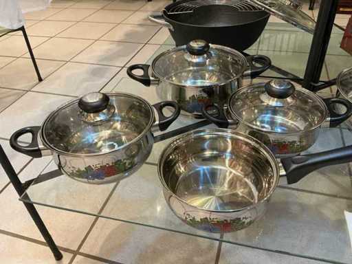 11-piece GSW cooking pot set