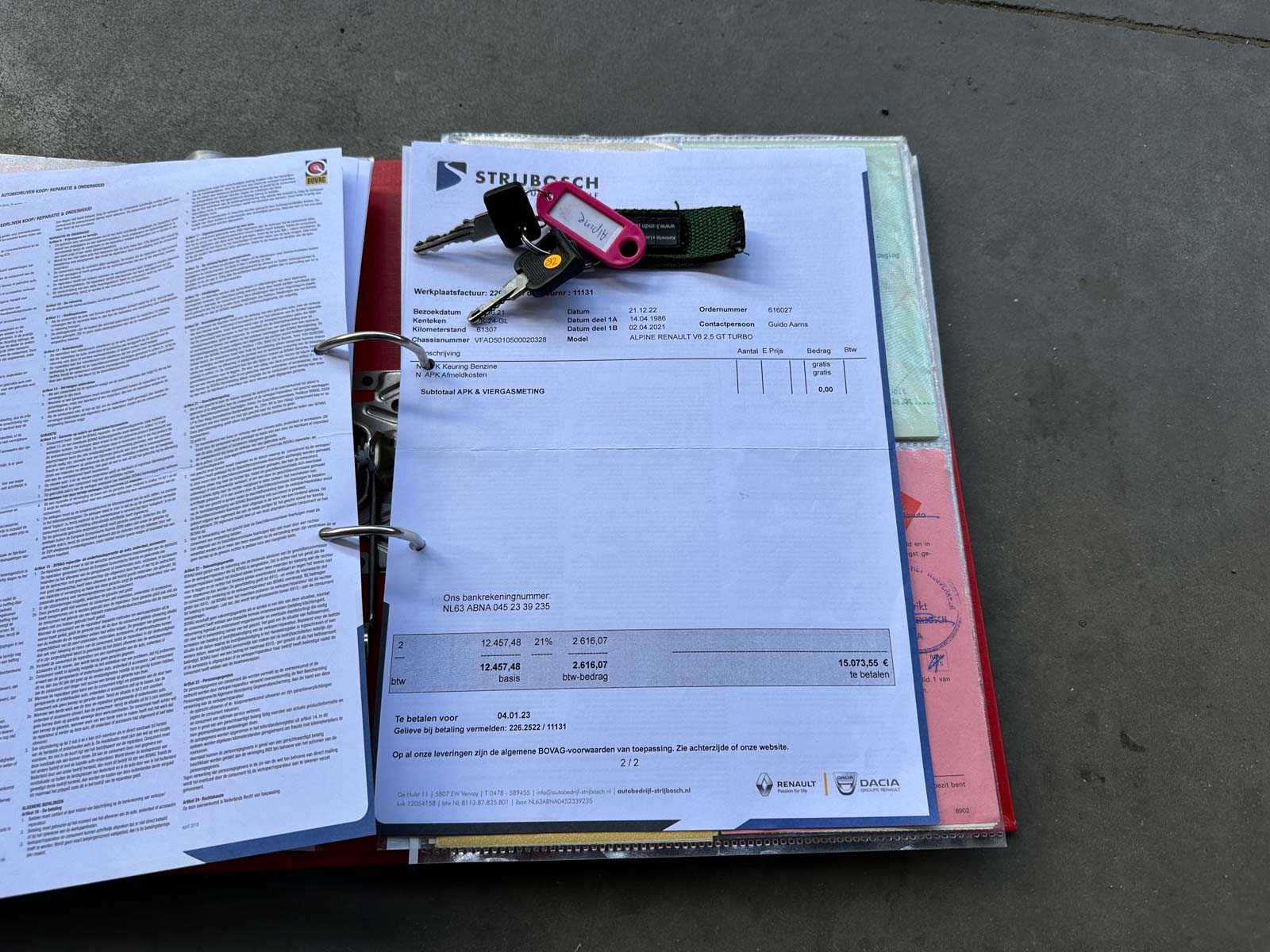 Renault Alpine 2.5 V6 GT Turbo 200pk 1986 (Origineel-NL), PK-24-GL