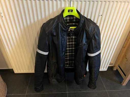D58 / UK48 - Leather motorcycle jacket with maintenance products