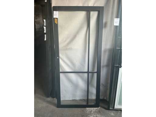 Porte intérieure aspect acier 83x189cm