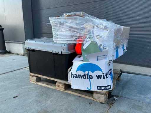 Batch of motorcycle parts