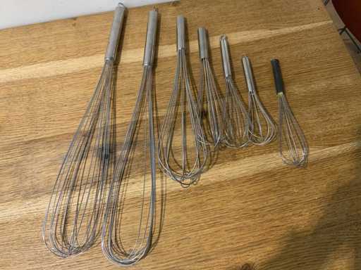 Trzepaczka ze stali nierdzewnej (7x)