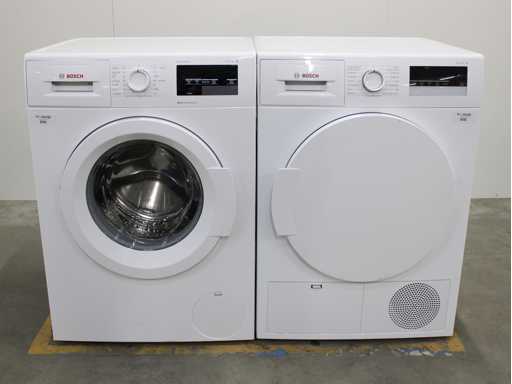 Bosch Serie|6 VarioPerfect EcoSilence Drive Wasmachine & Bosch Serie|4 Wasdroger