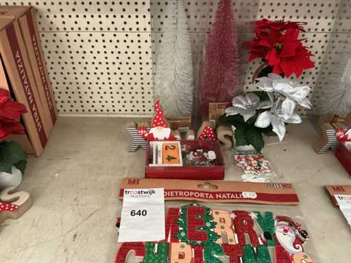 Weihnachtsdekoration für Partys.