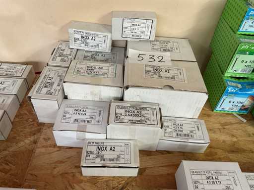 Inox schroeven en bouten