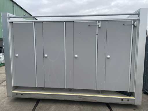 Toilet unit - 4x Toilet - Toilet