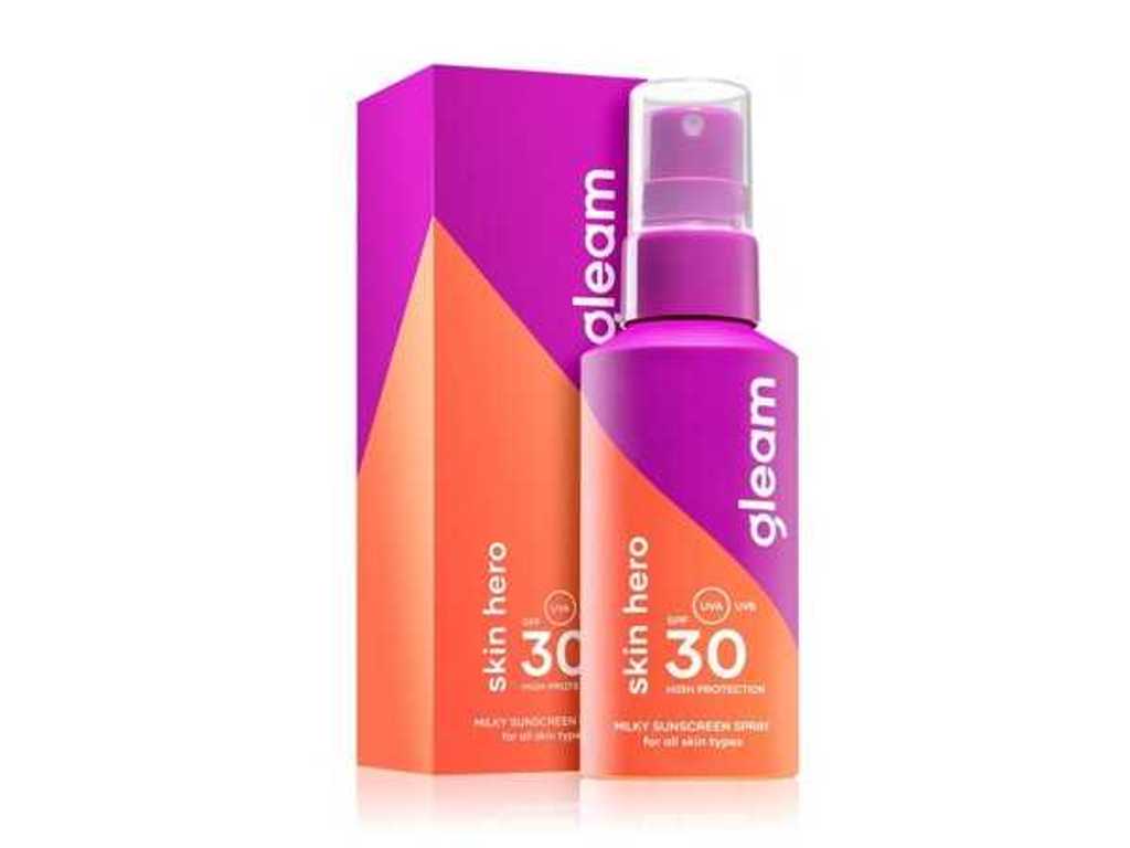 GLEAM - Skin Hero Milky Sunscreen Spray SPF 30 200ml - protecție solară (700x)