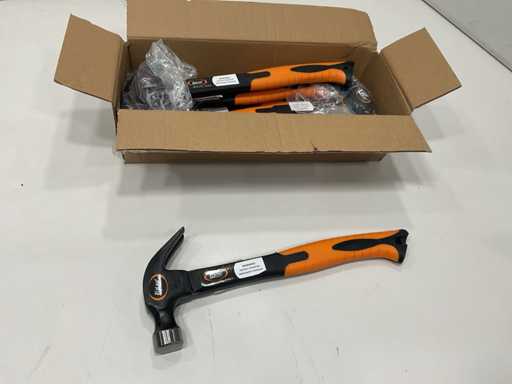 6 martelli a artiglio manico in fibra