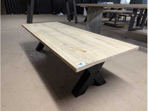 Table basse en vieux chêne 160x65 cm