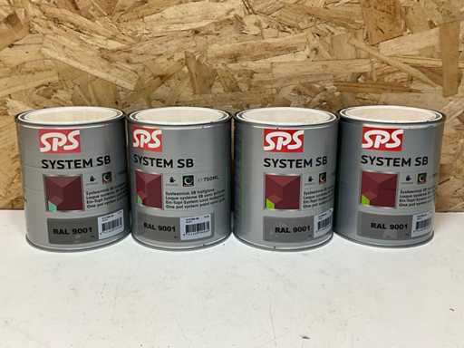 SPS Semi-lucido sistema laccare RAL 9001 (4x)