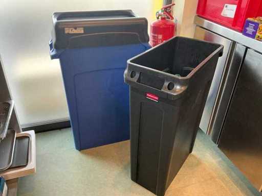 Rubbermaid SlimJim Afvalemmer (3x)